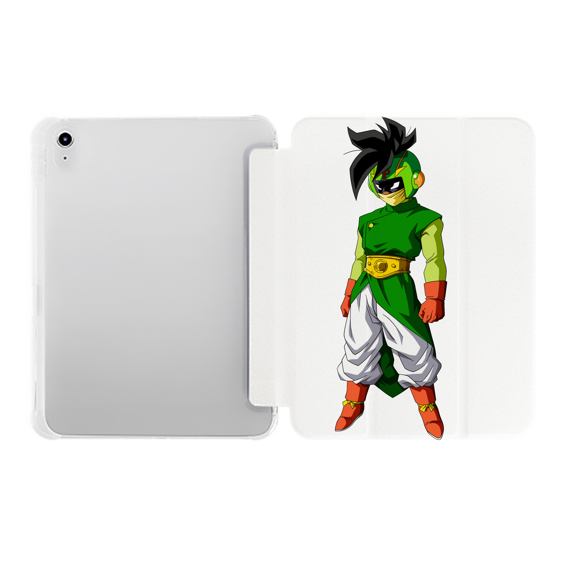 （画像用） ドラゴンボール DRAGON BALL IPad ケース ペン収納付き 三つ折りスタンド PUレザー×シリコン 対応機種9.5/10.5/10.9インチ
